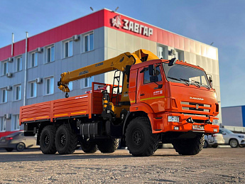 Бортовой КАМАЗ 43118 с КМУ XCMG SQS 250-5 (дв. КАМАЗ, без сп/места)_0