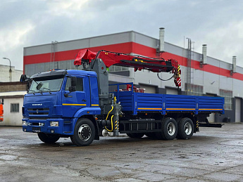 Бортовой КАМАЗ 65117 с КМУ СмартЭко FG716HP_4