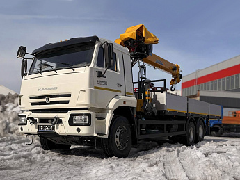 Бортовой КАМАЗ 65117 с КМУ XCMG SQS 250-5_0